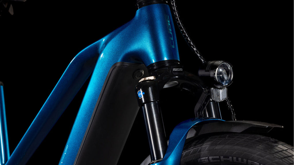 Cube Kathmandu Hybrid EX 800 Lady electricblue´n´chrome