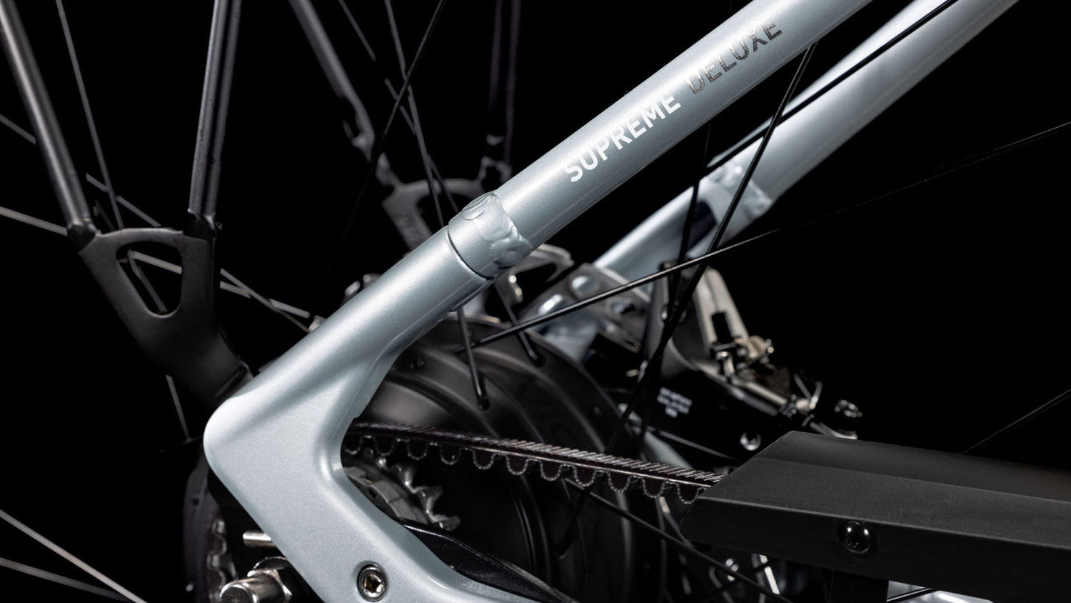 Cube Supreme Hybrid Deluxe SLX 625 polargrey´n´white