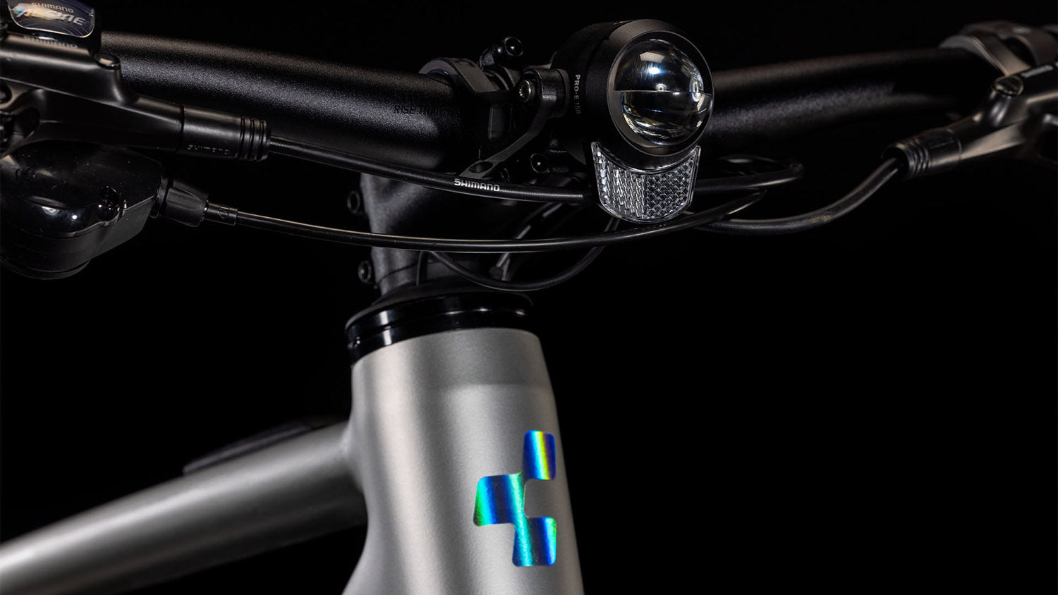 Cube Editor Hybrid SLX FE 400X Urban E-Bike 58 cm mit Bosch SX Motor 400Wh Akku und Shimano 8-Gang Nabenschaltung sleekgrey n spectral