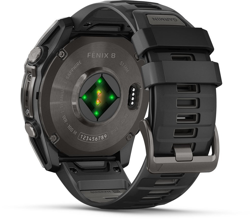 Garmin Fēnix® 8 – 51 mm AMOLED Sapphire – GPS Multisport Smartwatch