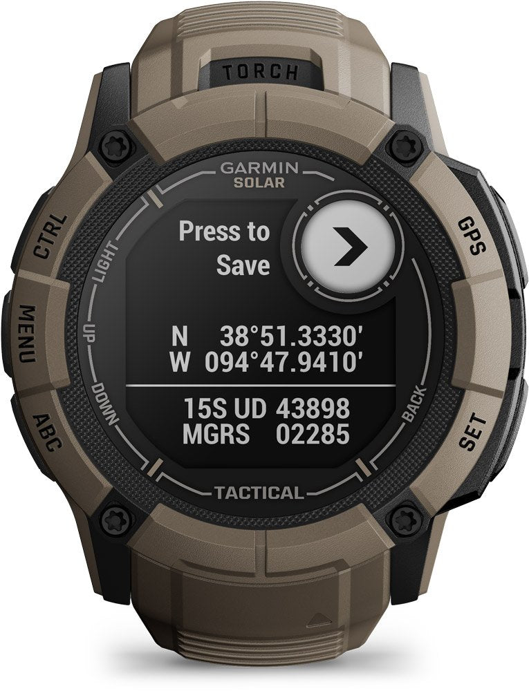 Garmin Instinct® 2X Solar Tactical Edition - GPS Multisport Smartwatch
