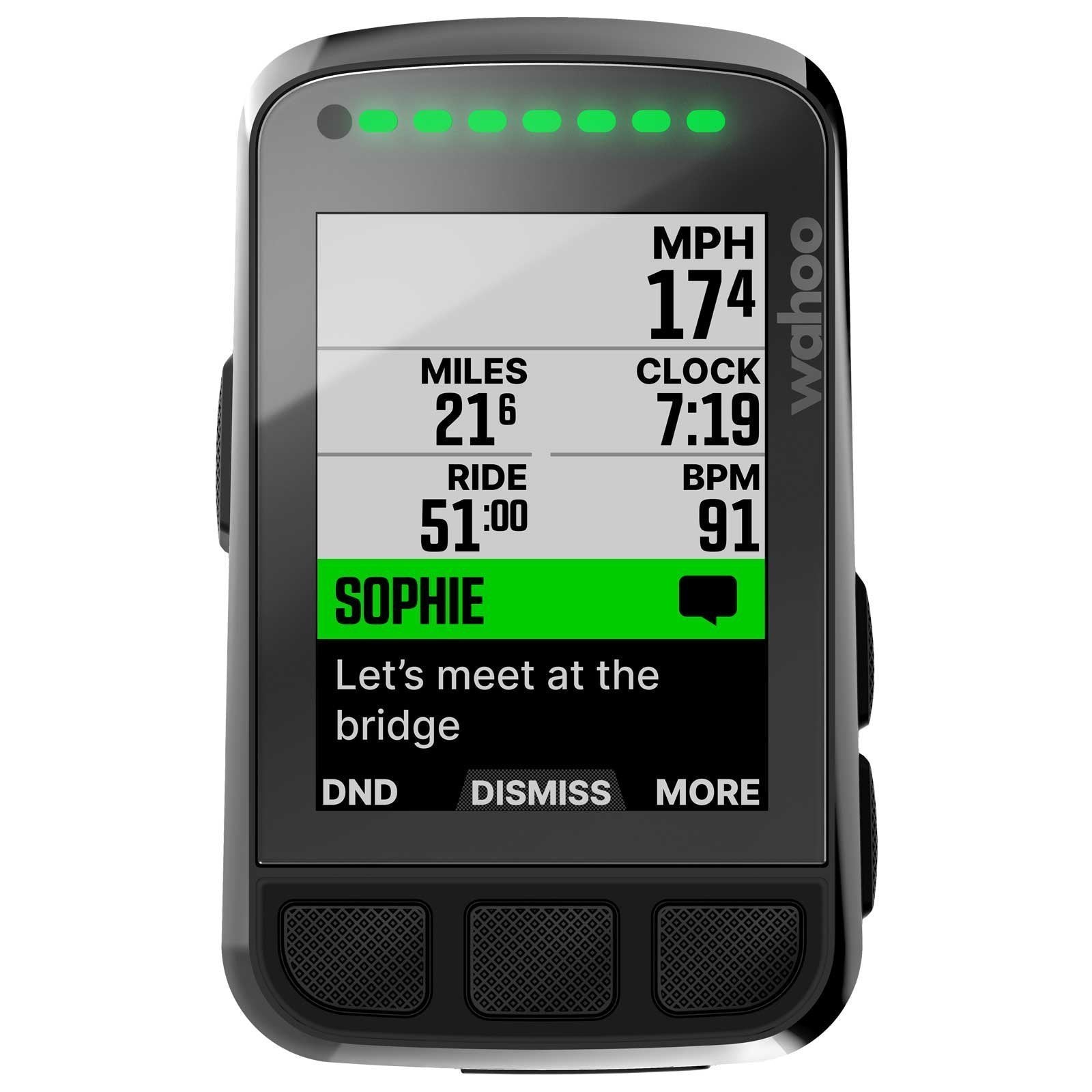Wahoo ELEMNT BOLT 2.0 GPS Fahrradcomputer – schwarz